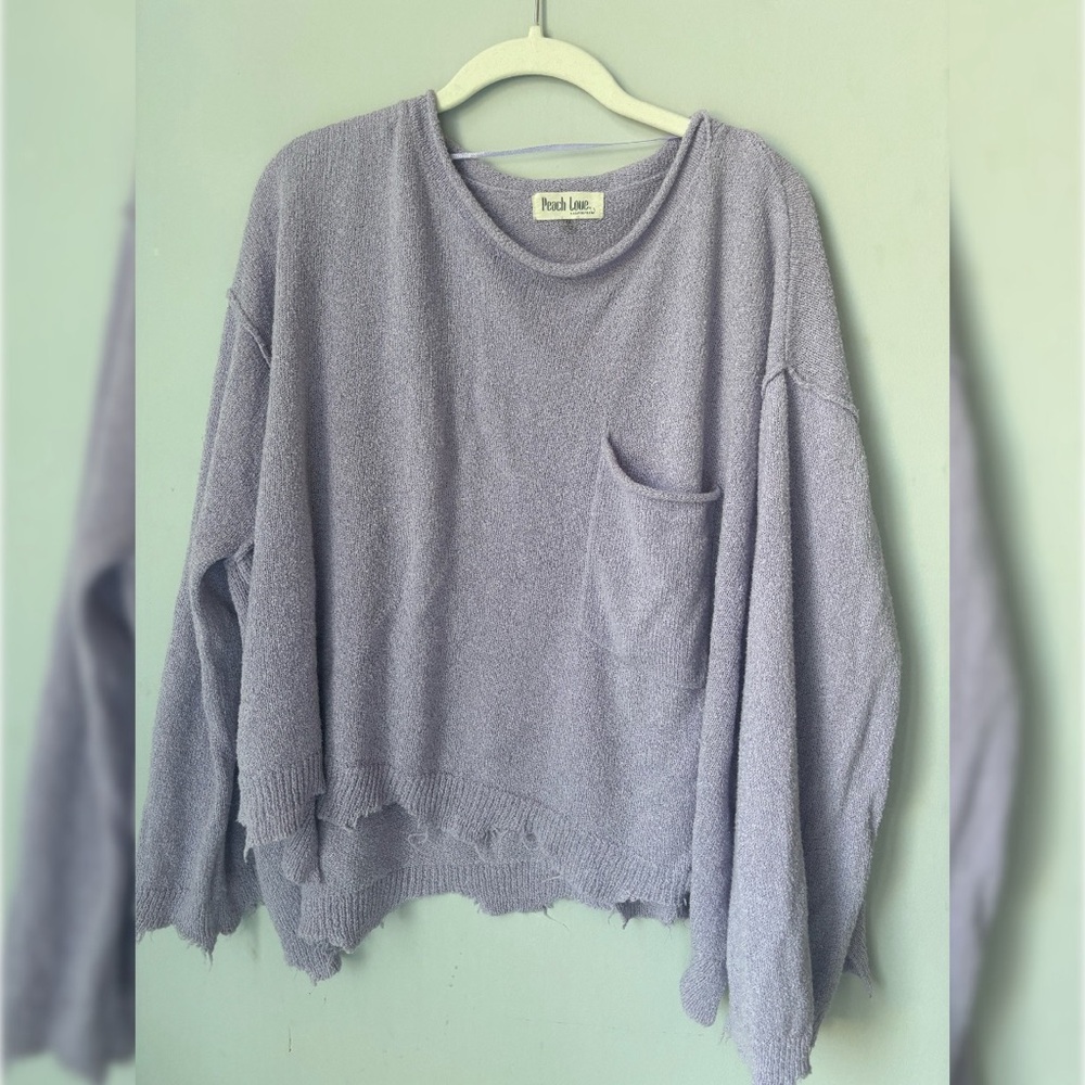 Peach Love California Slouchy Sweater